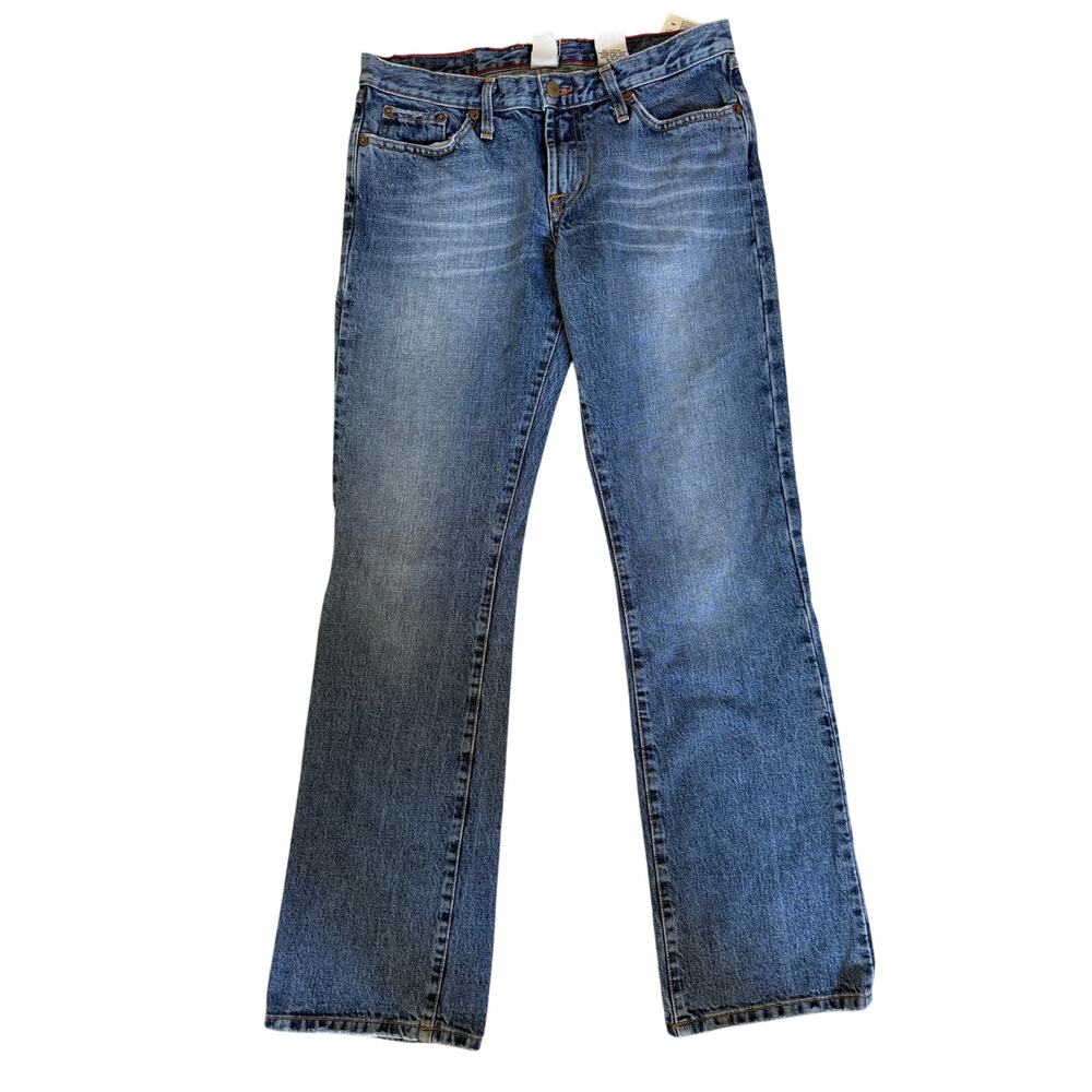 Vintage Lucky Brand Dungarees Made in USA Jeans Size 8/29 Bootcut Flare Low Rise
